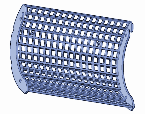 1125 mm Panier de tamisage de 15 mm d'épaisseur