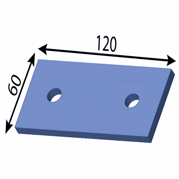 Marteau de fraisage 120x60x8 mm pour Biowood ®