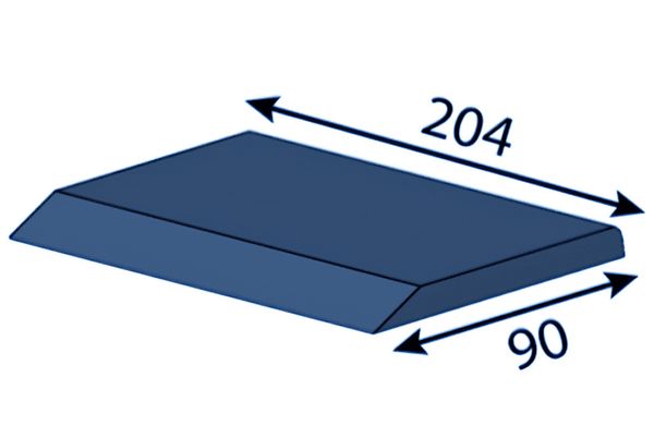 Couteau 204x90x8 mm pour Heizohack ®