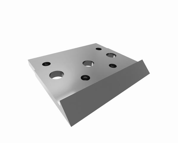 Support inférieur 220x192x25,2/15 mm pour Doppstadt ® DH CE