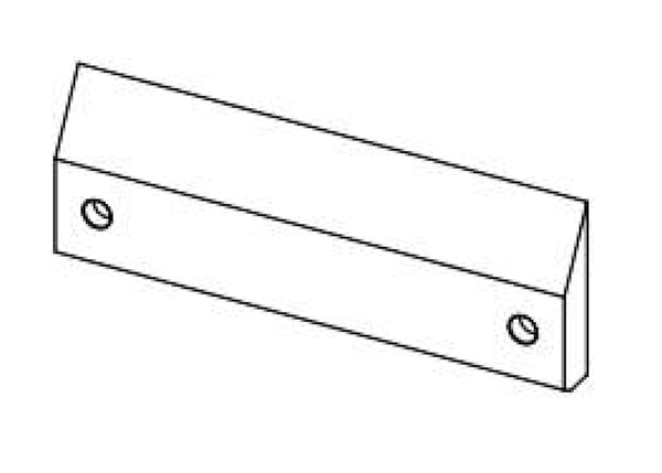 Contre-couteau sur plaque 257x90x22 mm pour VAZ 40x40