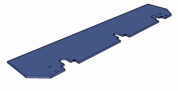Couteau 449x110x5 mm pour Pallmann PZKR 14-450/49
