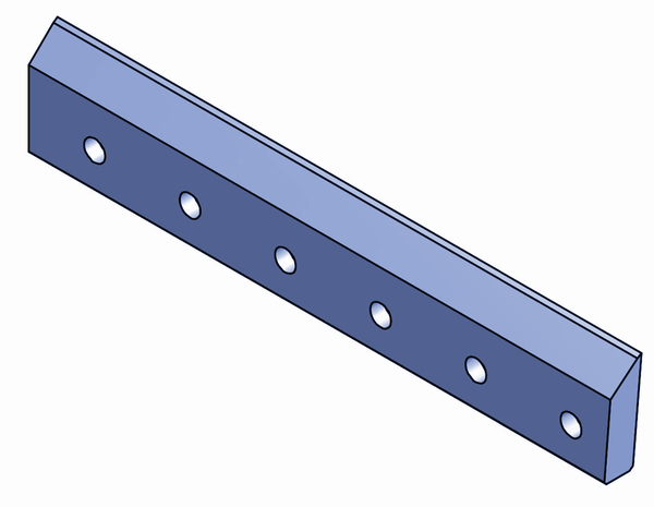 Couteau 490,35x88x24 mm gauche pour Dreher