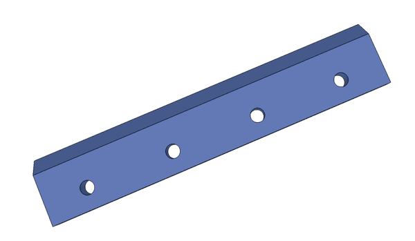 Couteau de rotor 498x95x27 mm pour FBM