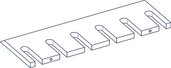 Couteau à déchiqueter 510x190x18 mm pour Lindner Holzmat T500