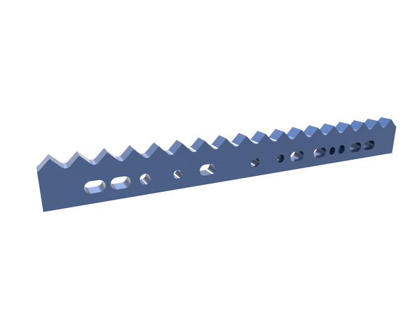 Couteau de stator 645x82,5x25 mm pour Untha MR2000