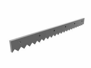 686x60x14 mm Contre-couteau, dents fraisées CE