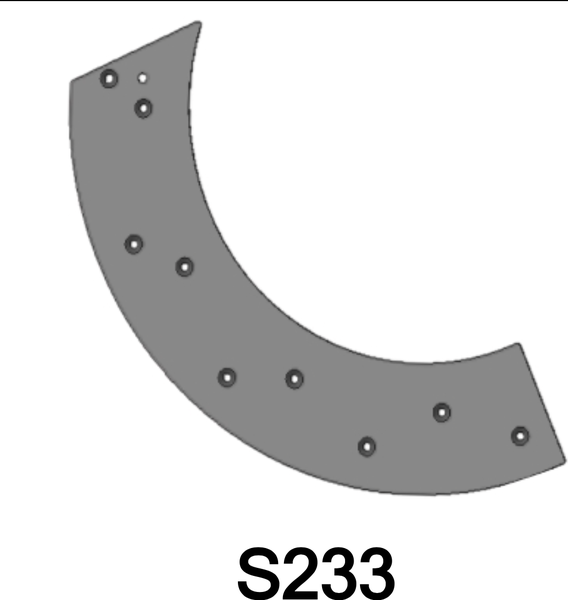 Plaque de protection du rotor 8 mm (petite) (1+1) pour Albach Silvator