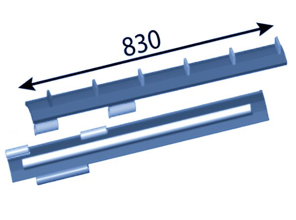 Bande transporteuse 830 mm (24 segments) pour Heizohack ®