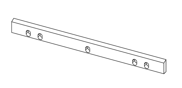 Couteau 900x74x24 mm pour Ing. Castulik