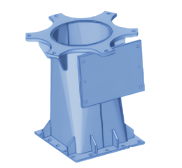 Transition de tube de soufflage pour Eschlböck ®