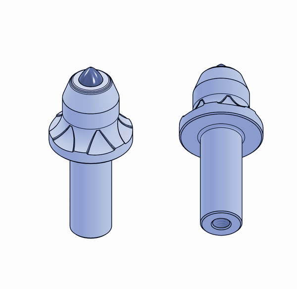 Dents de balle 140 mm D29,9 mm avec pointe en carbure de tungstène M14