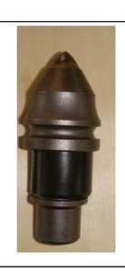Marteau à dents de balle 17,5X24 mm avec pointe en carbure