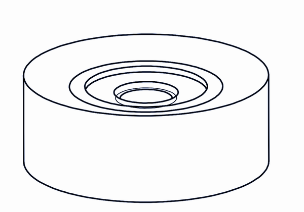 Couteau Reinbold D48x16 mm AZR 60P