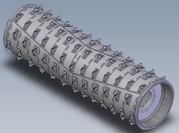 Taille du tambour : O600*3.000 mm pour Doppstadt ® DW