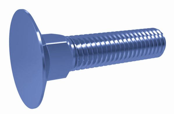 Boulon à col carré fraisé plat M12x80 mm